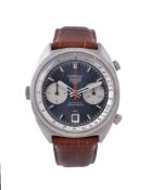 Heuer, Carrera, ref. 1153N, a stainless steel chronograph wristwatch
