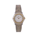 ϒ Ebel, Classic Wave, a lady's two colour bracelet wristwatch