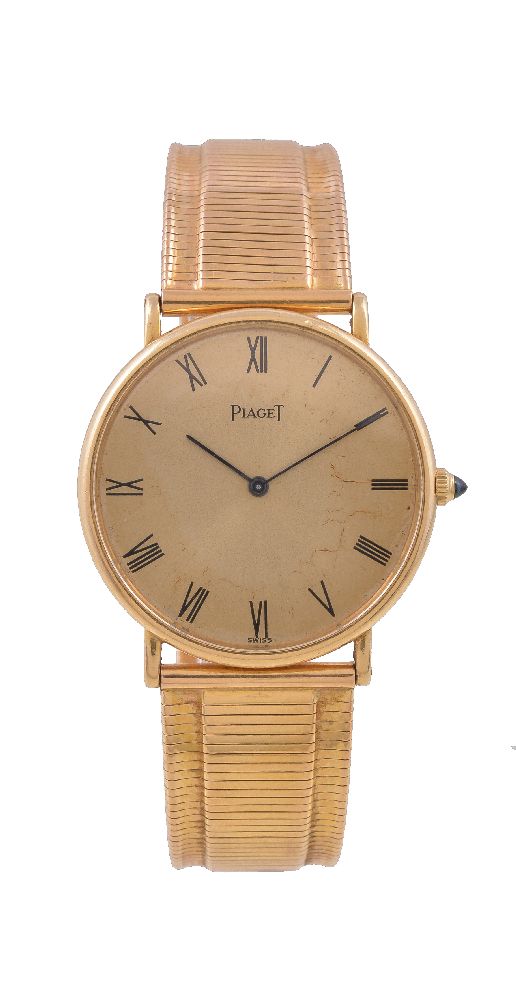 Piaget, ref. 9025, an 18 carat gold wristwatch