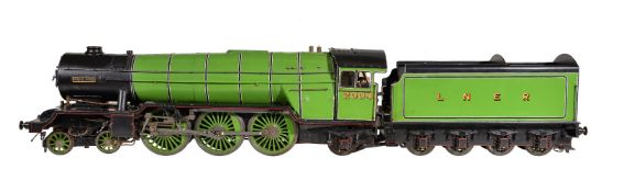 A well-engineered 3 ½ inch gauge model of a 4-6-2 London North Eastern Railway tender locomotive No