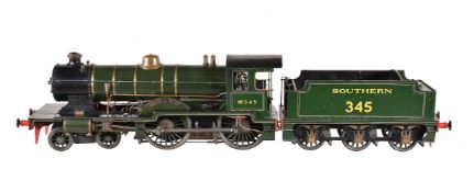 A well-engineered live steam 5 inch gauge model of a L1 Class Southern Railway 4-4-0 tender locomoti