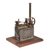 A Continental model of a toy horizontal steam plant