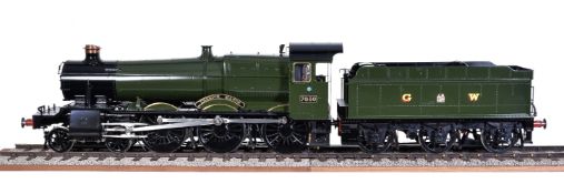An exhibition quality 5 inch gauge model of Great Western Railway Manor Class 4-6-0 tender locomotiv