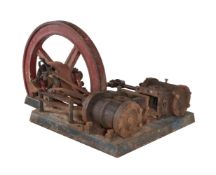 A Victorian live steam stationary engine