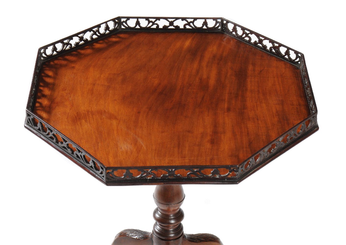 A George III mahogany birdcage tripod table - Image 2 of 3