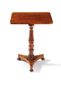 A Regency figured mahogany occasional table by Gillows