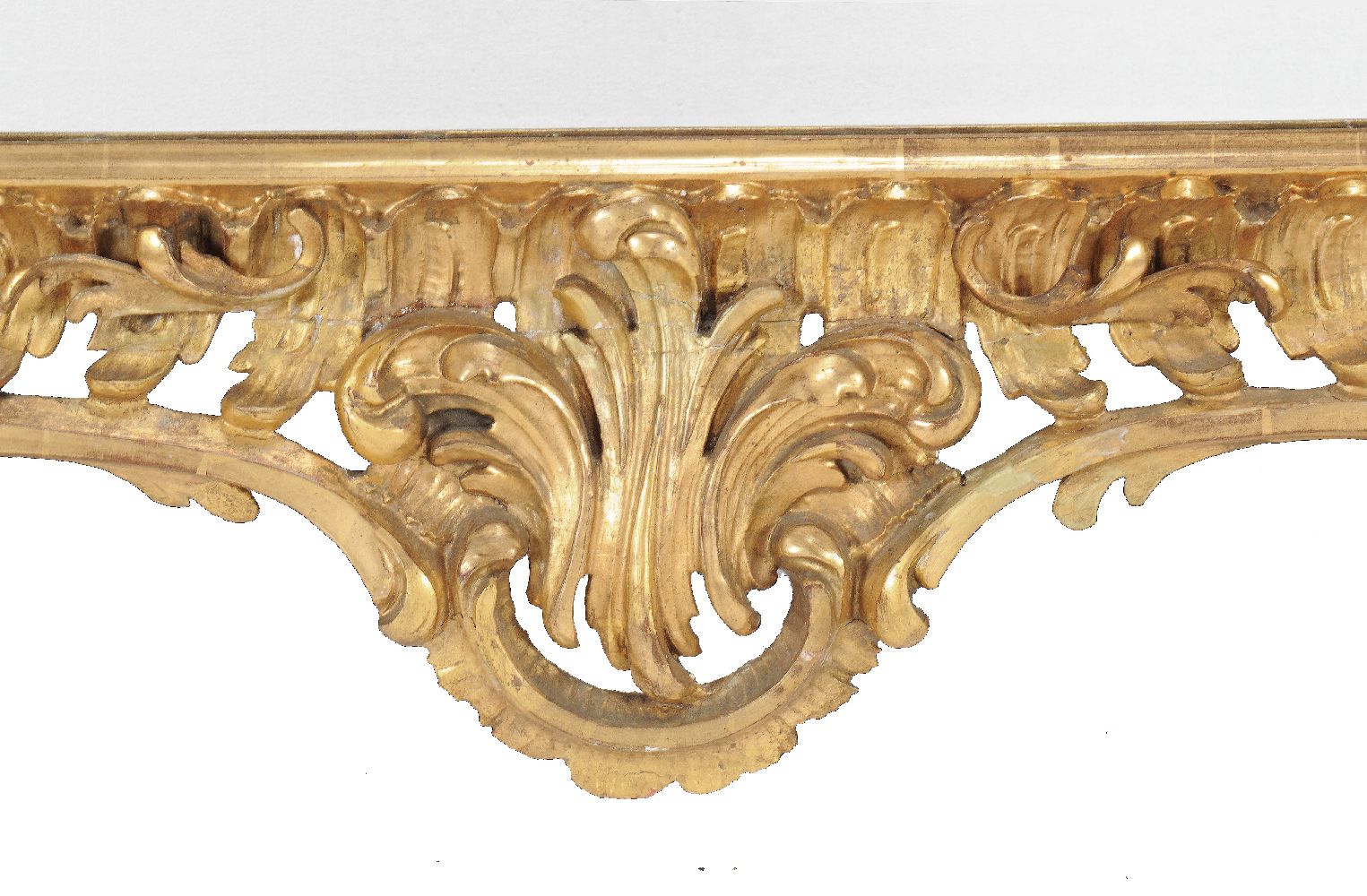 A carved giltwood wall mirror in George III style - Image 3 of 5