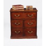 A George III mahogany chest of drawers