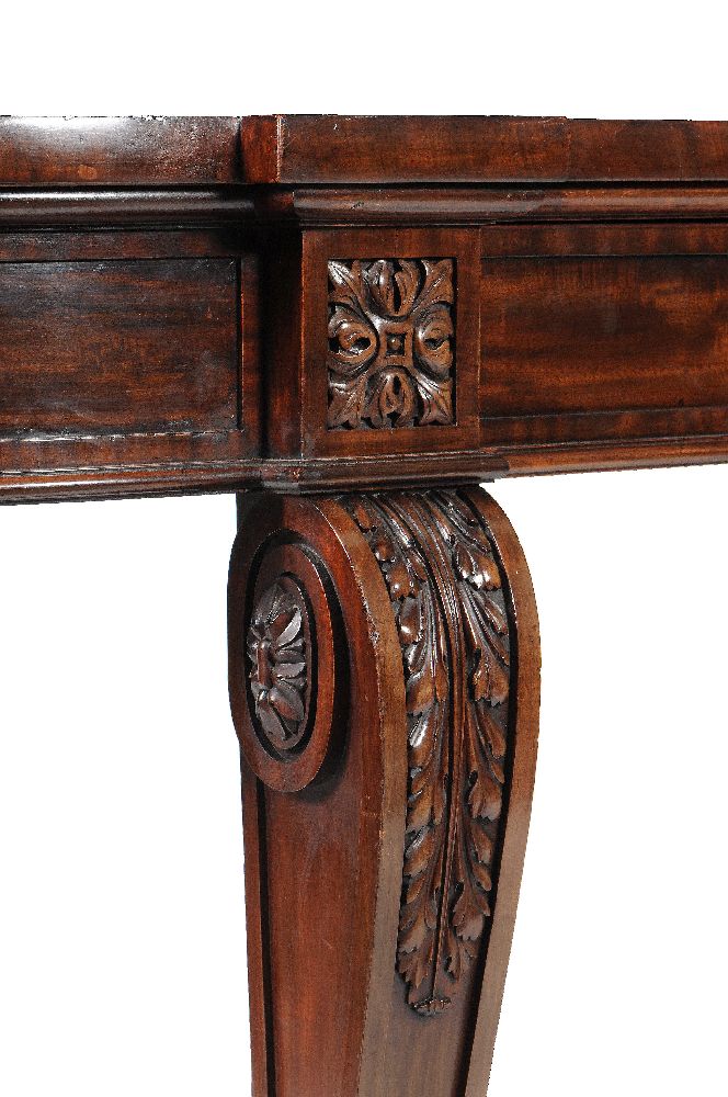 A Regency mahogany console or hall table - Image 3 of 3