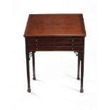 A George III mahogany architect's table