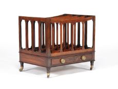 ϒ A Regency rosewood Canterbury