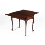 A George III mahogany 'butterfly' Pembroke table