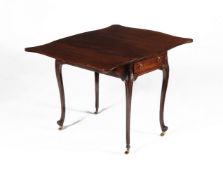 A George III mahogany 'butterfly' Pembroke table