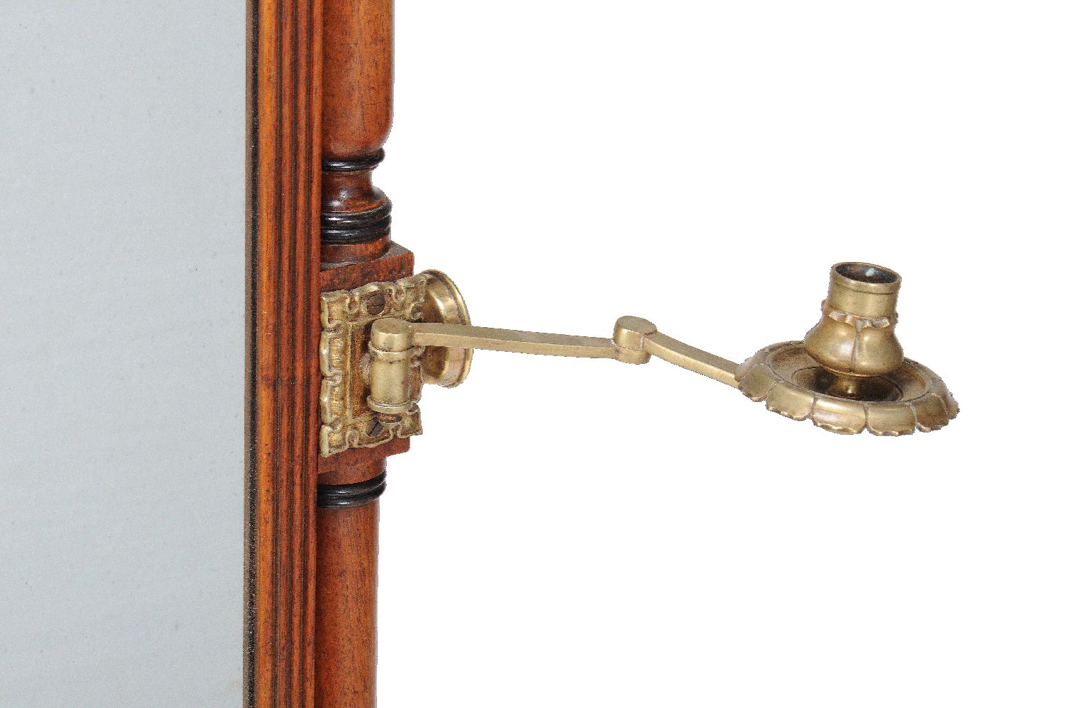 A Regency mahogany cheval mirror - Image 2 of 3