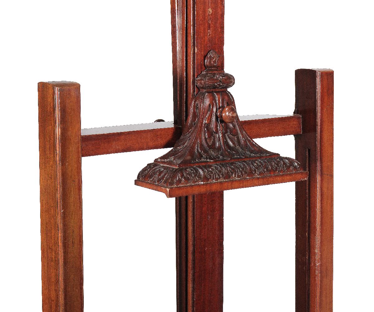 A mahogany height adjustable artists easel - Image 3 of 3