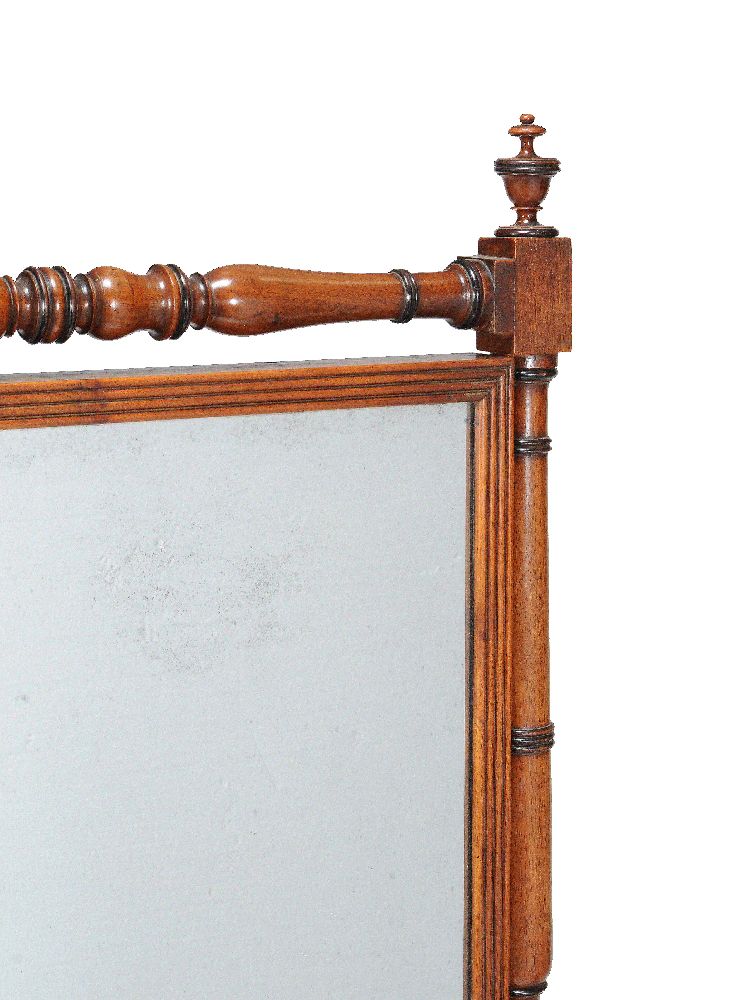 A Regency mahogany cheval mirror - Image 3 of 3