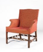 A George III mahogany armchair