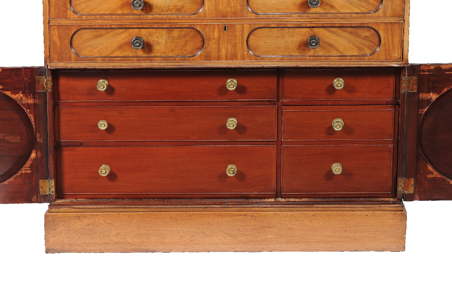 A George IV mahogany secretaire bookcase - Image 5 of 6