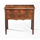 A George III mahogany side table