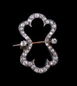 A Victorian diamond brooch