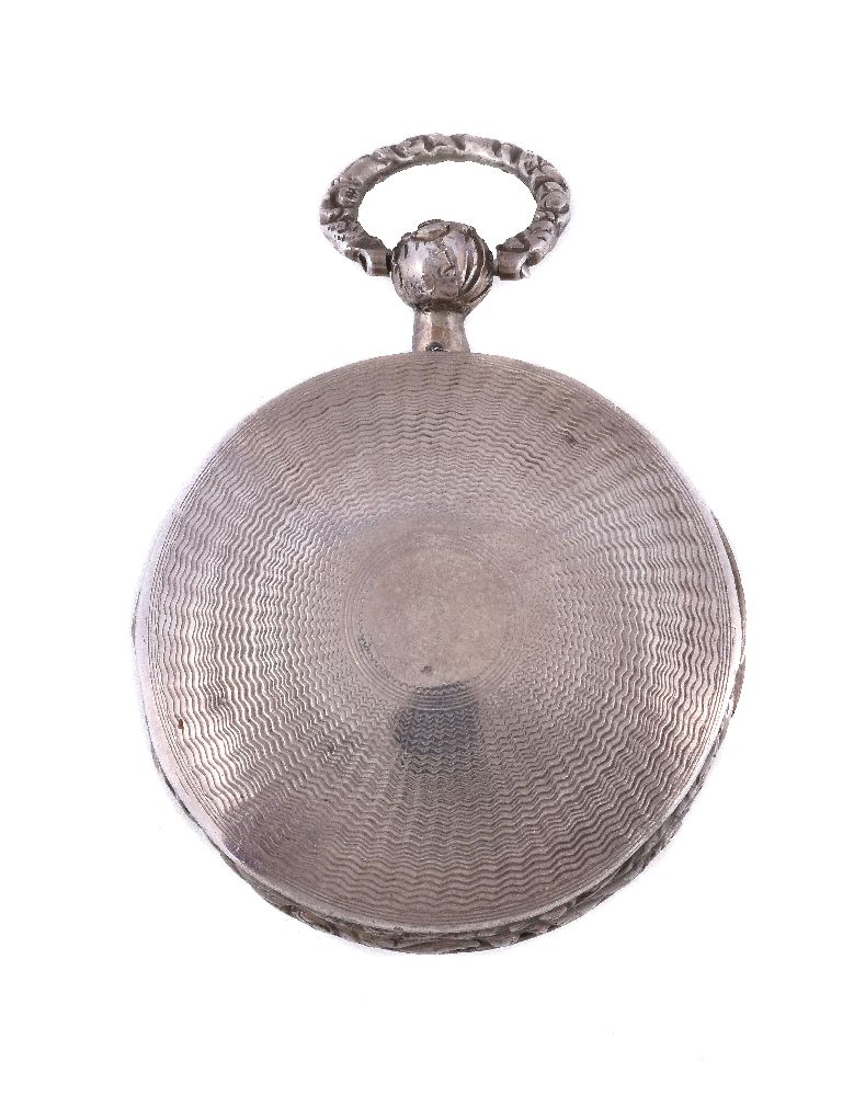 A George IV silver 'watch' vinaigrette