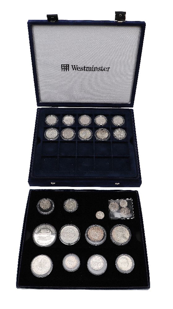 World coins in silver, 19th and 20th century