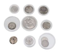 Russia, Nicholas II, Rouble 1896, other silver coins (11)