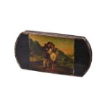 A 19th century lacquer spectacles case