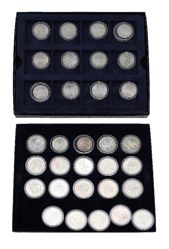 Germany, silver commemorative 10-Marks (18)