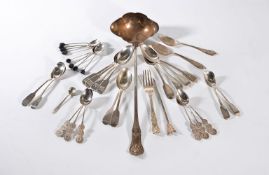 A collection of flatware