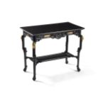 ‡ A French ‘Japonisme’ ebonised and gilt bronze mounted table in the manner of Gabriel Viardot