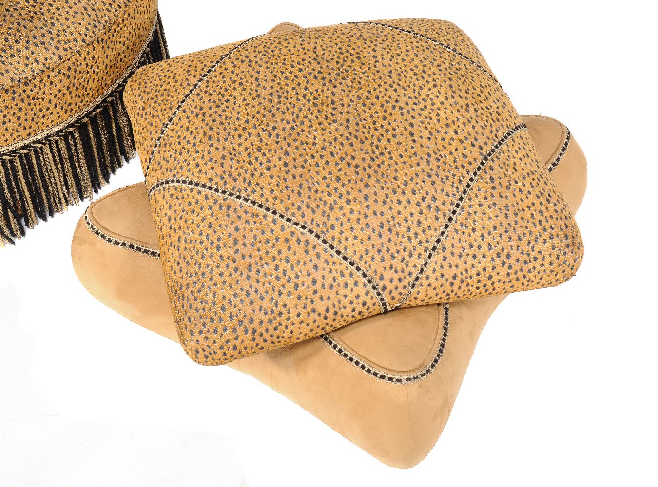 A faux leopard skin upholstered armchair in Art Deco style - Image 2 of 2