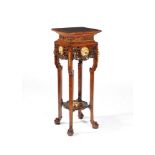 ‡ A French ‘Japonisme’ sycamore, parcel gilt & gilt bronze mounted plant stand in the manner of Gabr