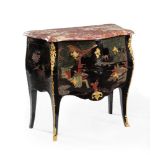 A Louis XV style ‘Coromandel lacquer’ and gilt-metal mounted commode
