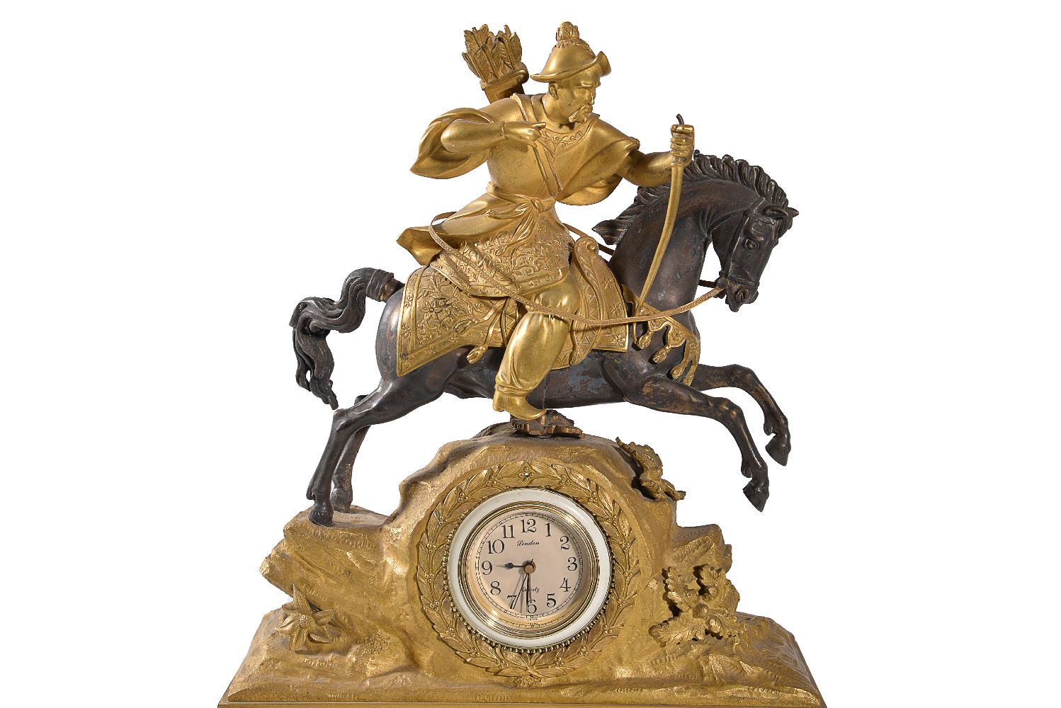 An ormolu Louis Philippe Chinoiserie figural mantelclock - Image 2 of 3