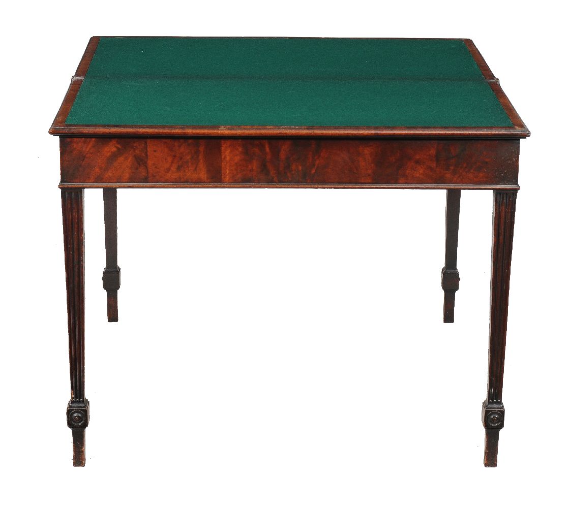 A George III mahogany card table - Image 2 of 2