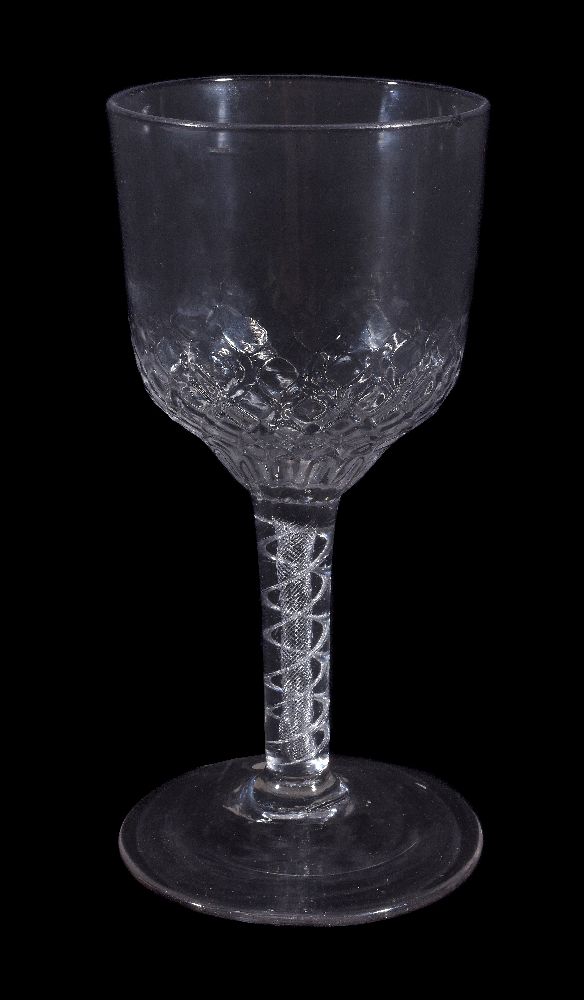 An air-twist goblet