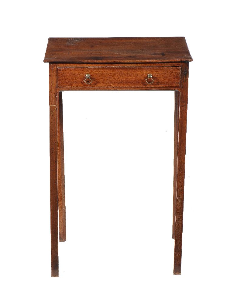 A George III mahogany side table