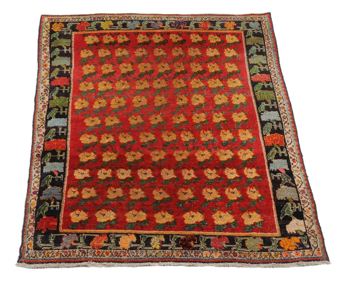 A woven rug