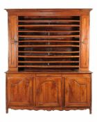 A French walnut, oak and chestnut dresser