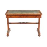 A George IV mahogany library table