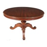 A Victorian mahogany centre table
