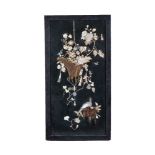 ϒ A Black Lacquer Japanese Panel