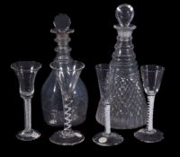 An assortment of glass