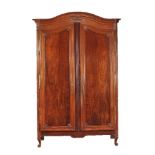 A Louis XVI mahogany press cupboard