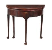 A George II mahogany tea table