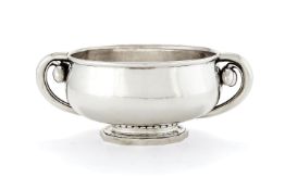 Georg Jensen, a Danish silver Cherry centrepiece bowl