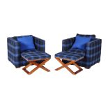 Ralph Lauren, a pair of armchairs and ottomans