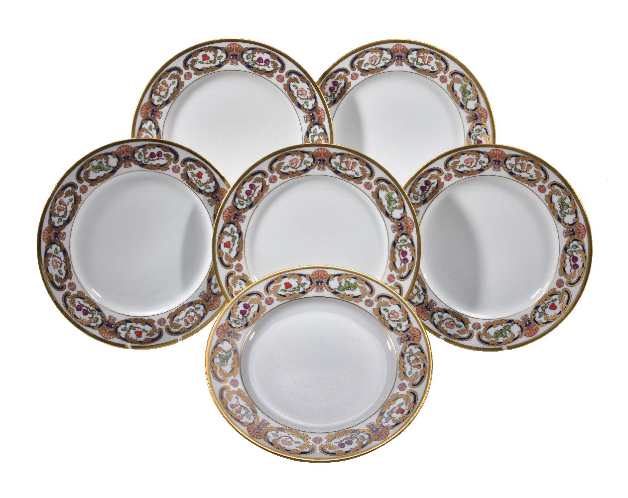 Cartier by Limoges, La Maison Du Prince, a set of six dinner plates