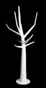 Tiziana Redavid, Cip Cip, a white tree-shaped coat stand